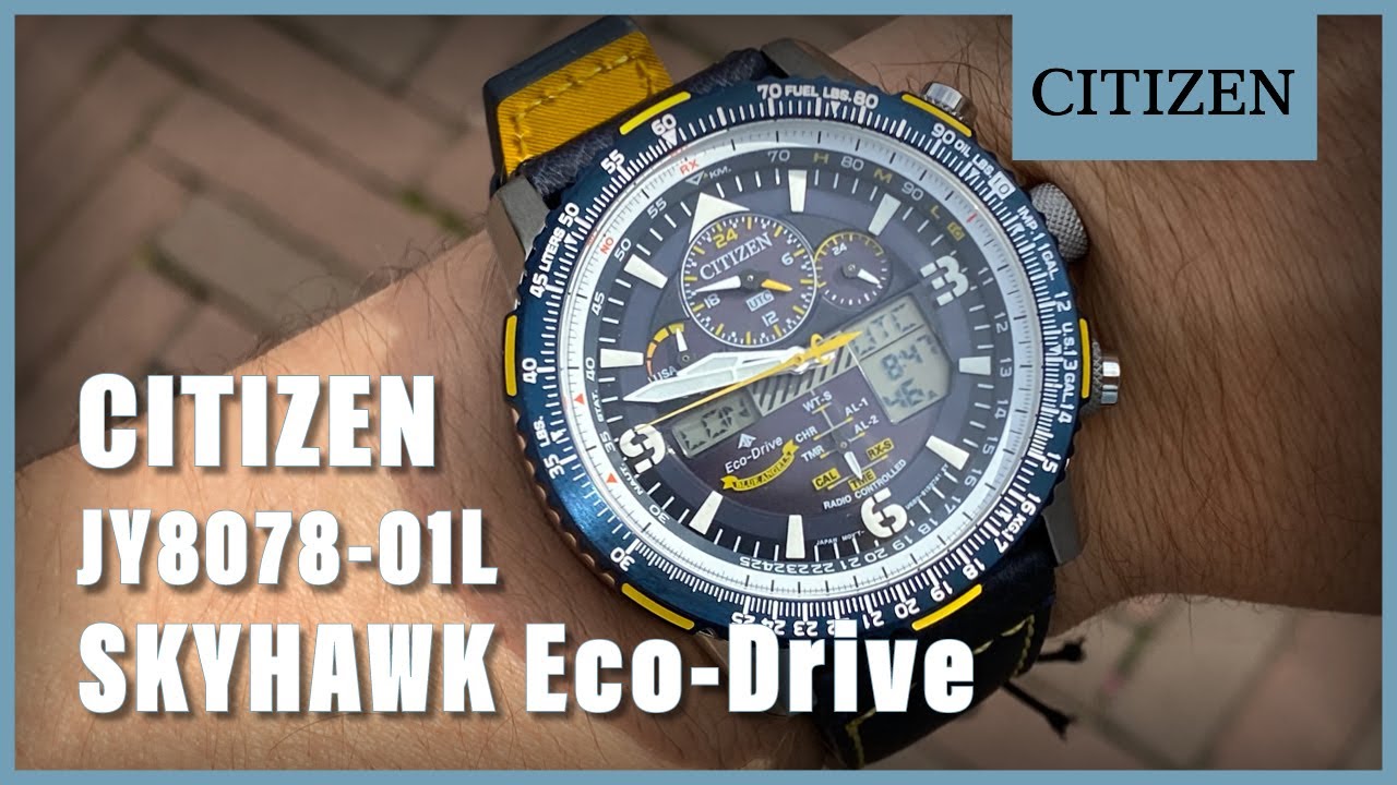 Unboxing The New Citizen SkyHawk JY8078-01L
