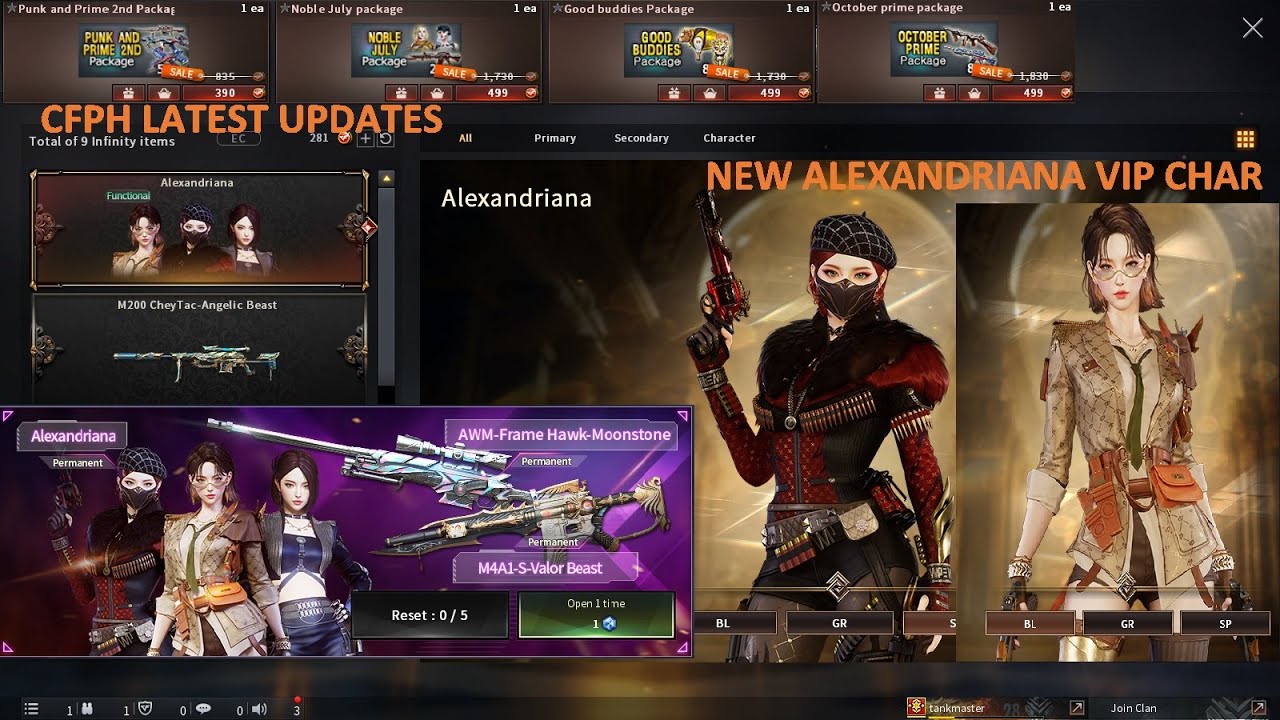 NEW LAPIS LOTTO ALEXANDRIANA VIP CHARACTER CROSSFIRE PH