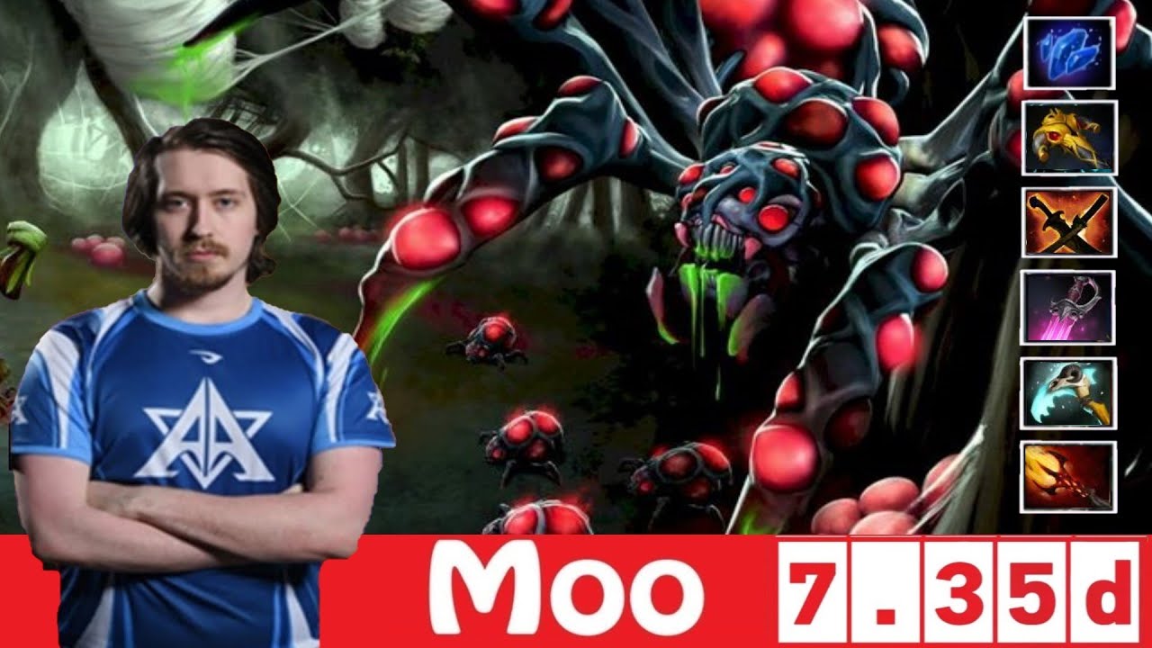 [DOTA 2] Moo the BROODMOTHER [OFFLANE] [7.35d]