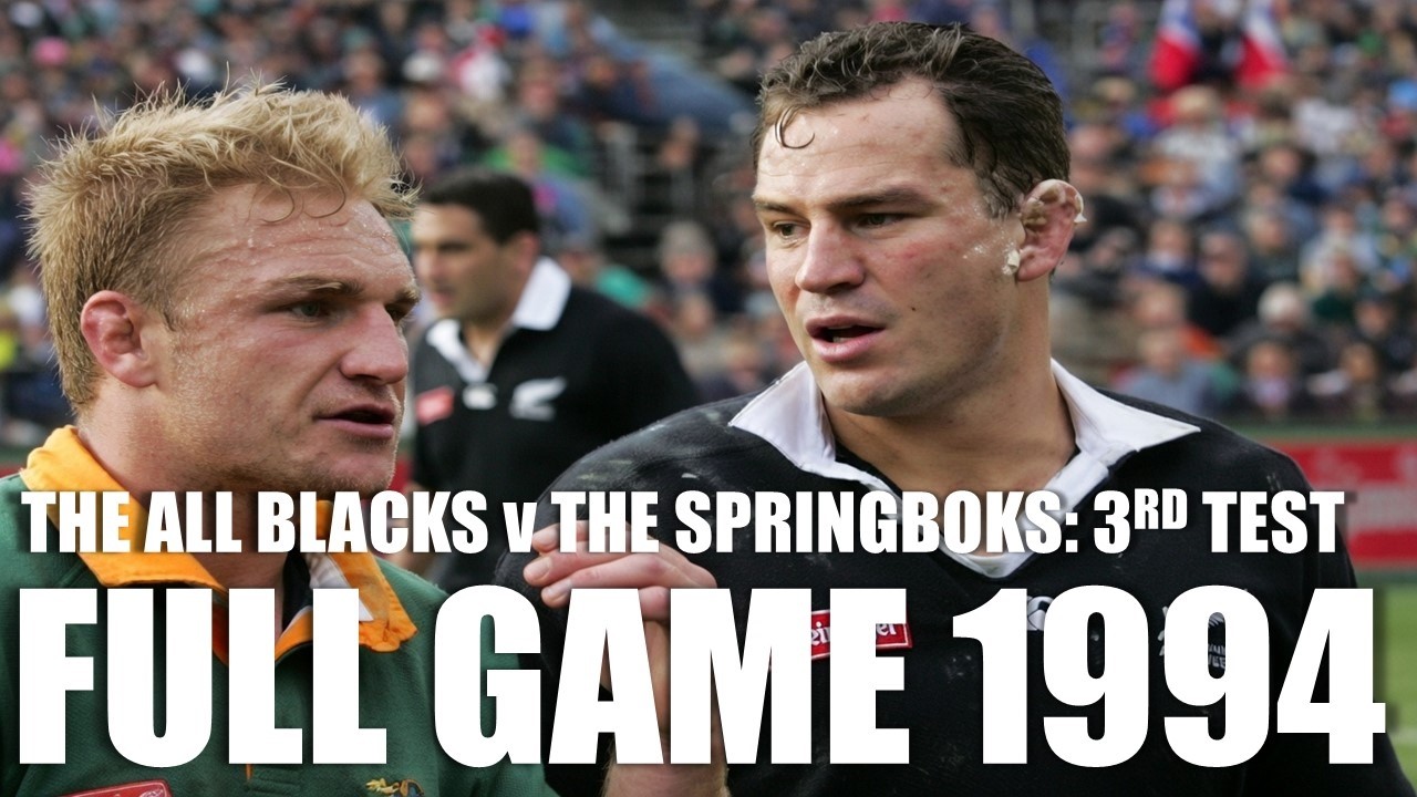 New Zealand v South Africa | 1994 | Test 3 | Full Game