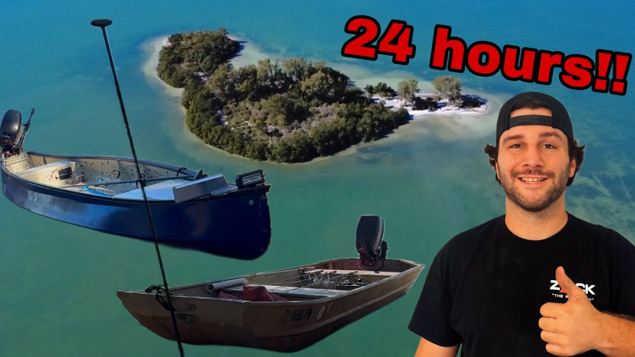 24 Hour Island Camping With My Bestfriends!