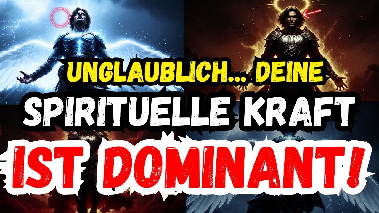 VERDAMMT... DEINE SPIRITUELLE KRAFT IST EXTREM UND SIE FÜRCHTEN DEINEN MÄCHTIGEN GEIST. 👁️