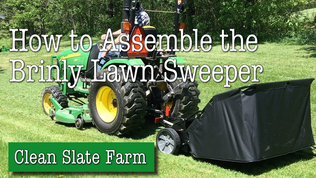 Assembling the Brinly STS 427LHX Lawn Sweeper