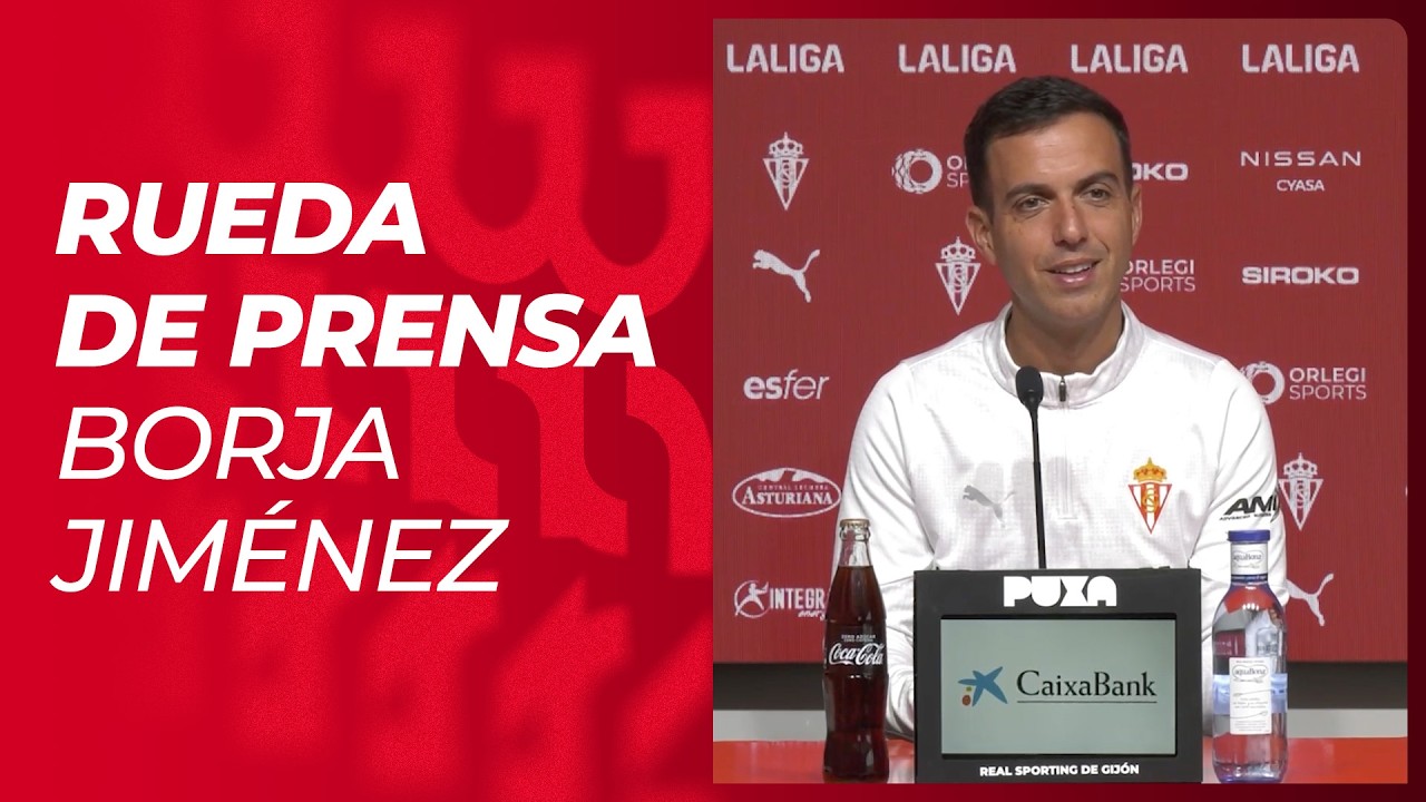 Habla Borja Jim&eacute;nez (06/03/2026) | Real Sporting de Gij&oacute;n