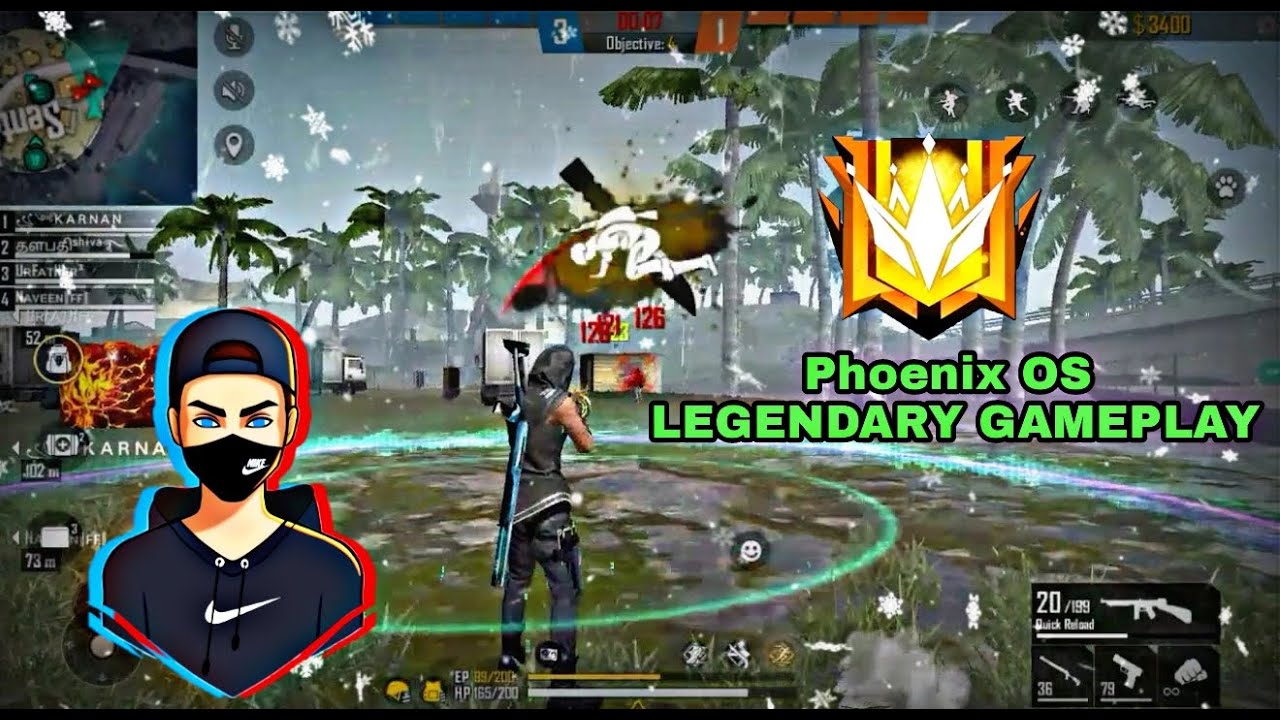 [ PHOENIX OS HIGHLIGHTS ❤️ 🎯 #3 ] ⚡ CRAZY HEADSHOTS 🌂