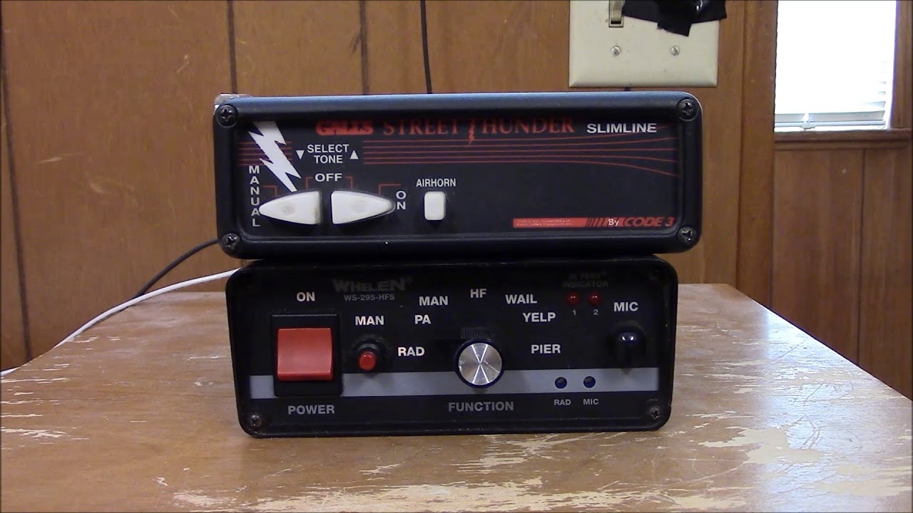 Galls Street Thunder Slimline (w/Rumbler & WS-295-HFS)