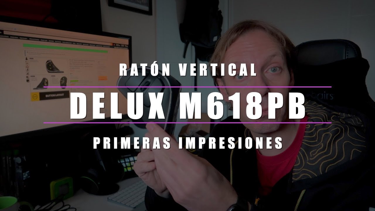 RATÓN VERTICAL DELUX M618PB - PRIMERAS IMPRESIONES