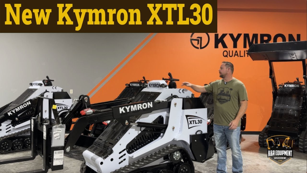 KYMRON XTL30 Diesel stand on skid steer quick review
