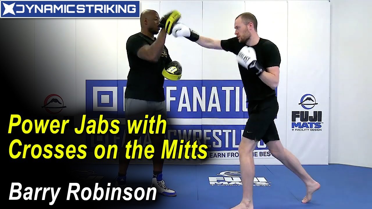 Power Jabs With Crosses on the Mitts by Barry Robinson