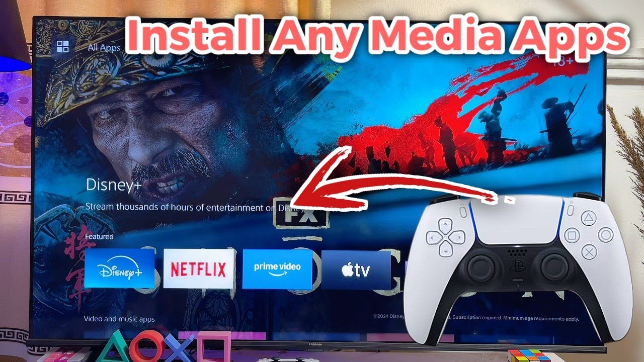 How to Find and Install All Media Apps on PS5!