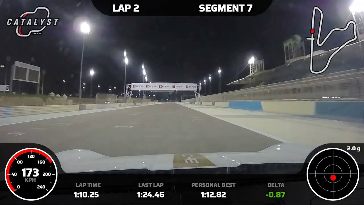 Bahrain BIC My Best Lap 1:11 Min  Inner Oct 2023 Porsche GT3 992