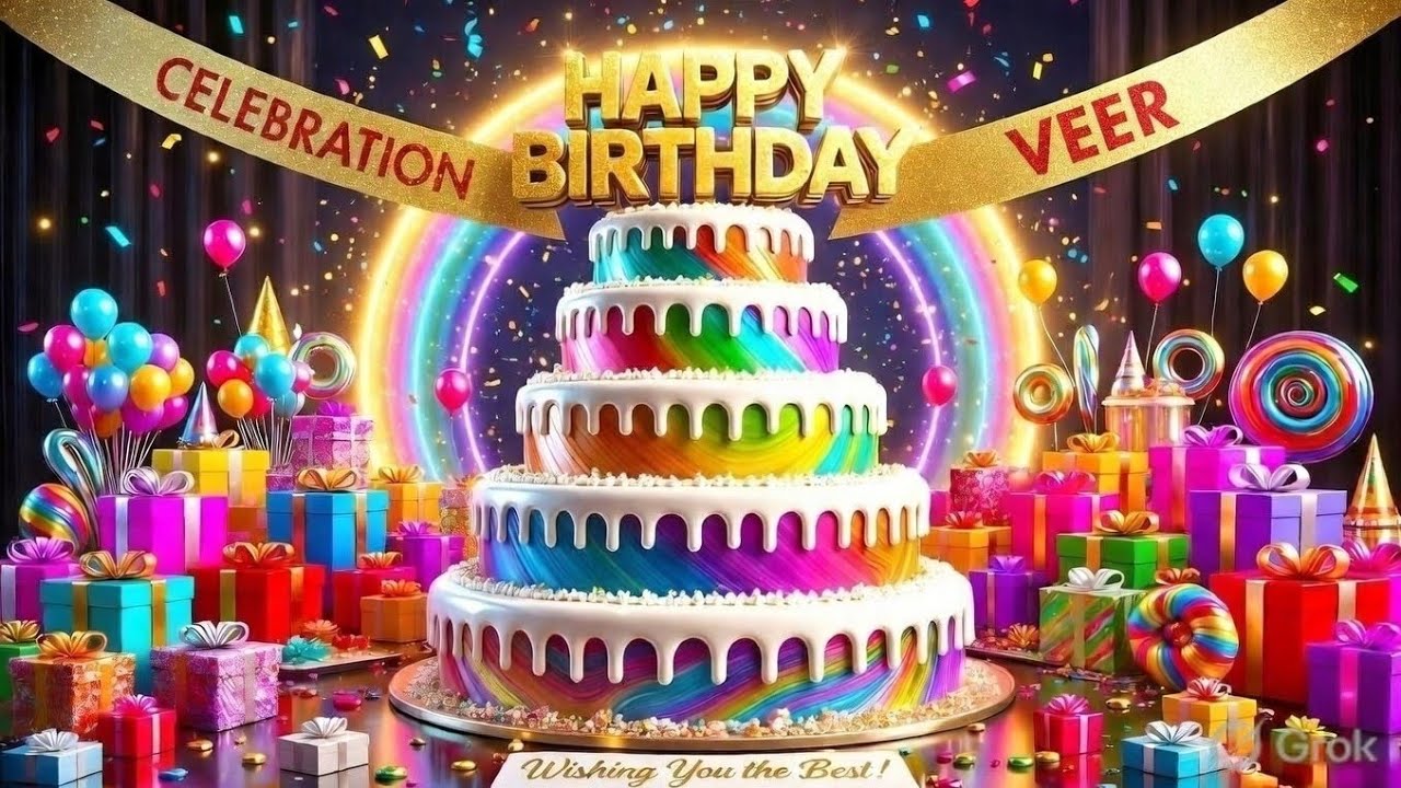 Happy Birthday Song 🎂 Best Happy Birthday Wishes Video #happybirthday #cake 