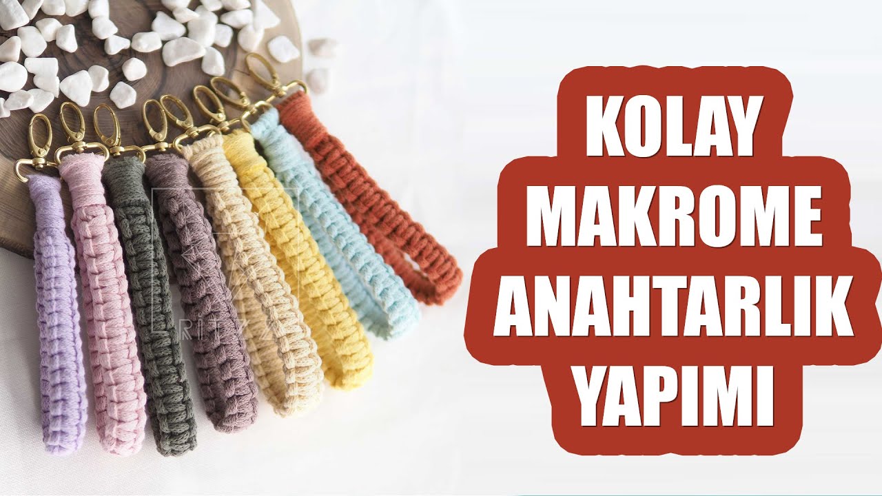 Makrome Anahtarlık Yapımı KOLAY