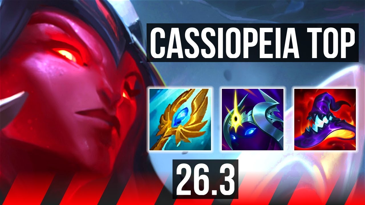 CASSIOPEIA vs DARIUS (TOP) | Good KDA: 12/2/3 | EUW Diamond | 26.3