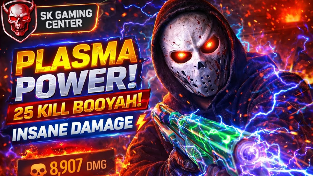 _Only Plasma Gun Challenge 🔥 | Full Squad Destroyed | Epic Booyah 😈!!2026 🔥🗿🗿!!