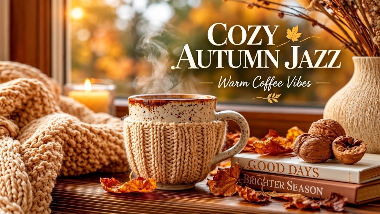 Уютный Осенний Кофейный Джаз 🍁 Расслабляющая Босса Нова Для Учебы И Работы С Глубоким Фокусом