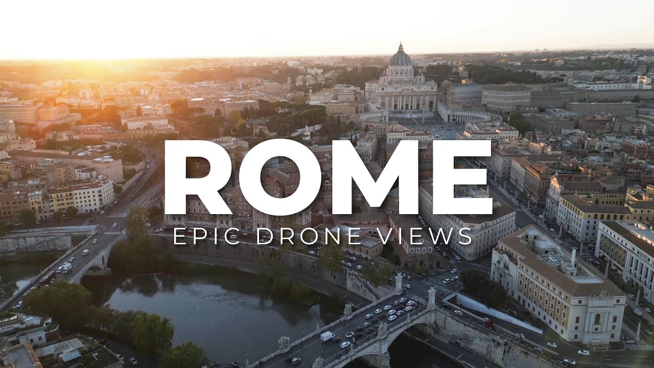 ROME 4K DRONE FOOTAGE 🚁🇮🇹 Epic Drone Cinematic Tour