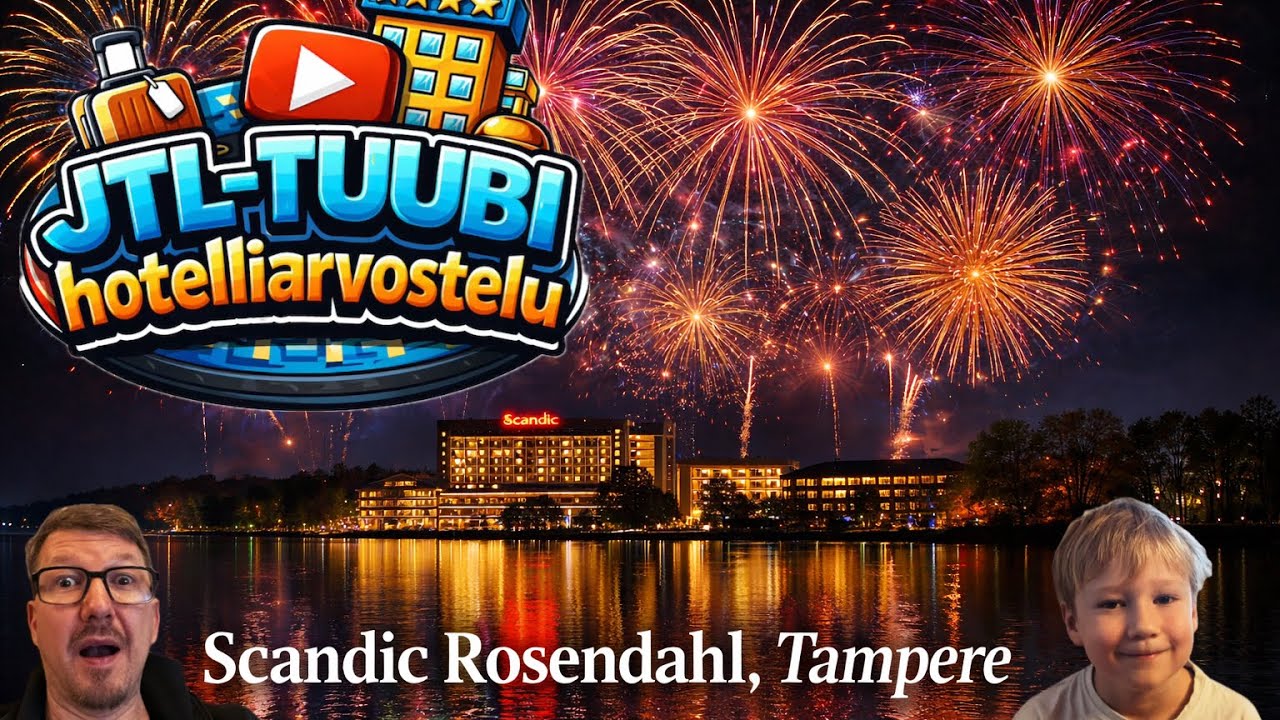 Uusivuosi hotellihuoneessa. Arvostelussa legendaarinen Rosendahl Tampereella.