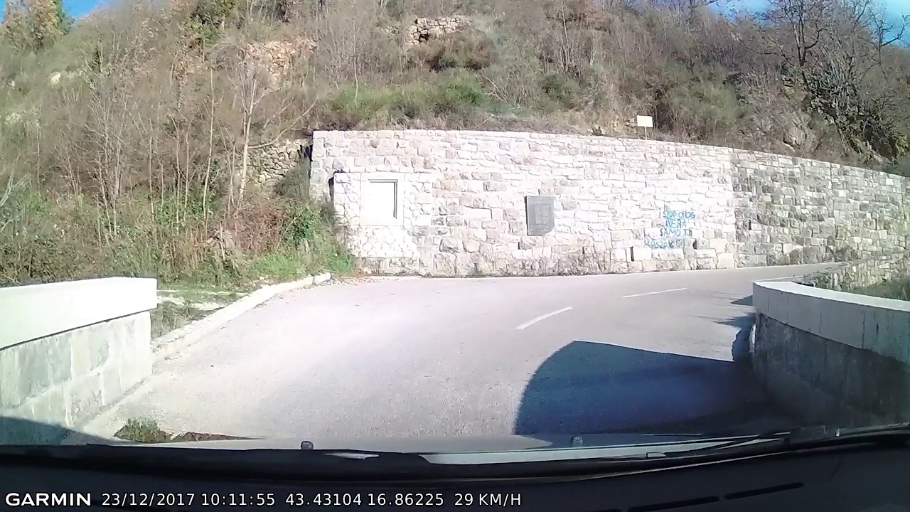 DRIVE #058: Omiš-Kučiće-Kostanje-Blato na Cetini (Croatia) (timelapse 4x) *Read Description*