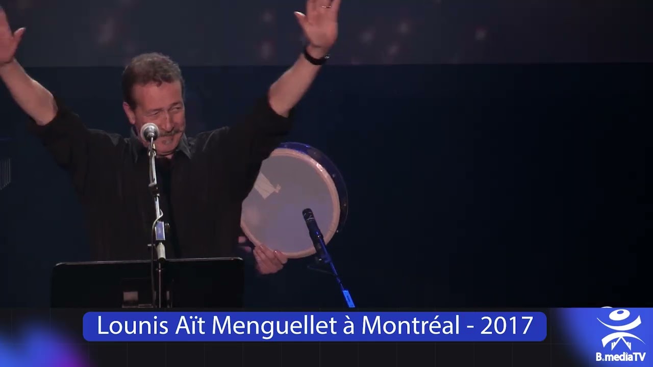 Retour en image sur le spectacle de Lounis Aït Menguellet, Montréal en 2017, un accueil chaleureux.