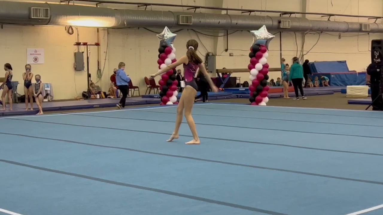 XCel Gold Gymnastics Floor Routine to &lsquo;Calabria&rsquo; - Warrior Invitational - 11.6.21