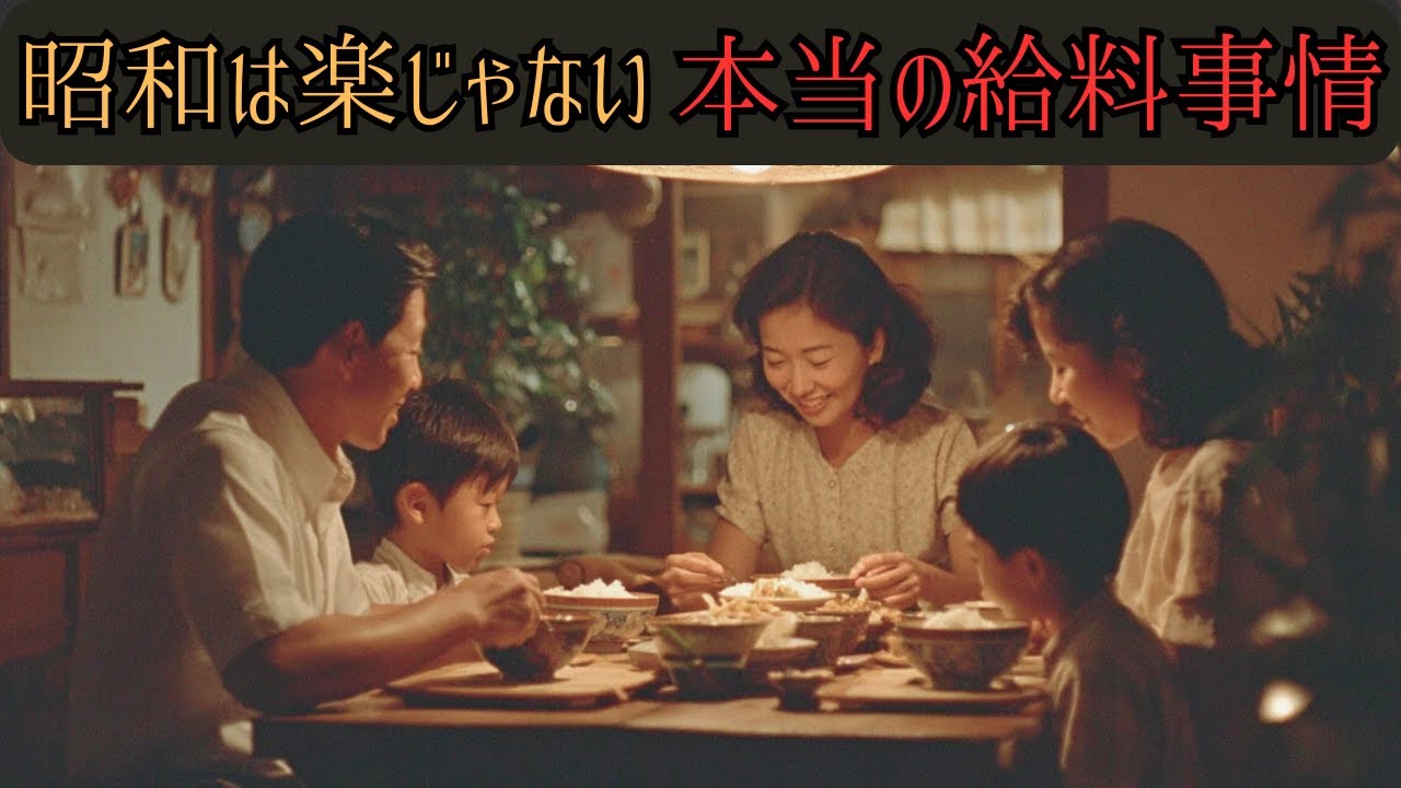 【昭和レトロ考察】昭和の給料、実は全然ラクじゃなかった…それでも生きていた理由