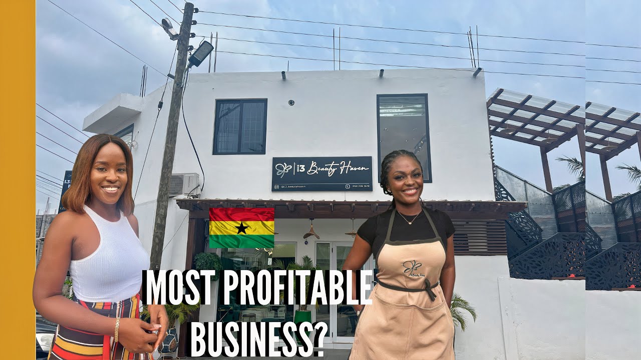 A DAY IN THE LIFE OF A BEAUTY SALON OWNER IN GHANA | GHANA WOMAN