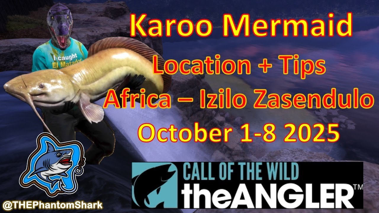 Легендарная рыба Кару Русалка на этой неделе 1-8 октября 2025 г. Африка Изило Засендуло COTW: Рыб...