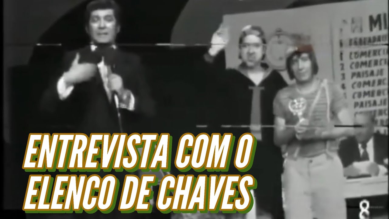 ENTREVISTA INÉDITA COM O ELENCO DE CHAVES - 1977