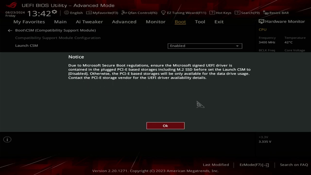 How To Enable fTPM & Secure Boot - ASUS ROG UEFI BIOS