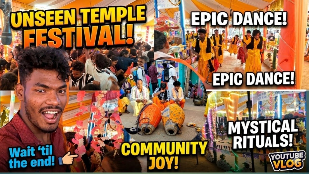 Unseen Temple Festival 2026 😍 | Epic Dance & Mystical Rituals | Odisha Village Festival Vlog  