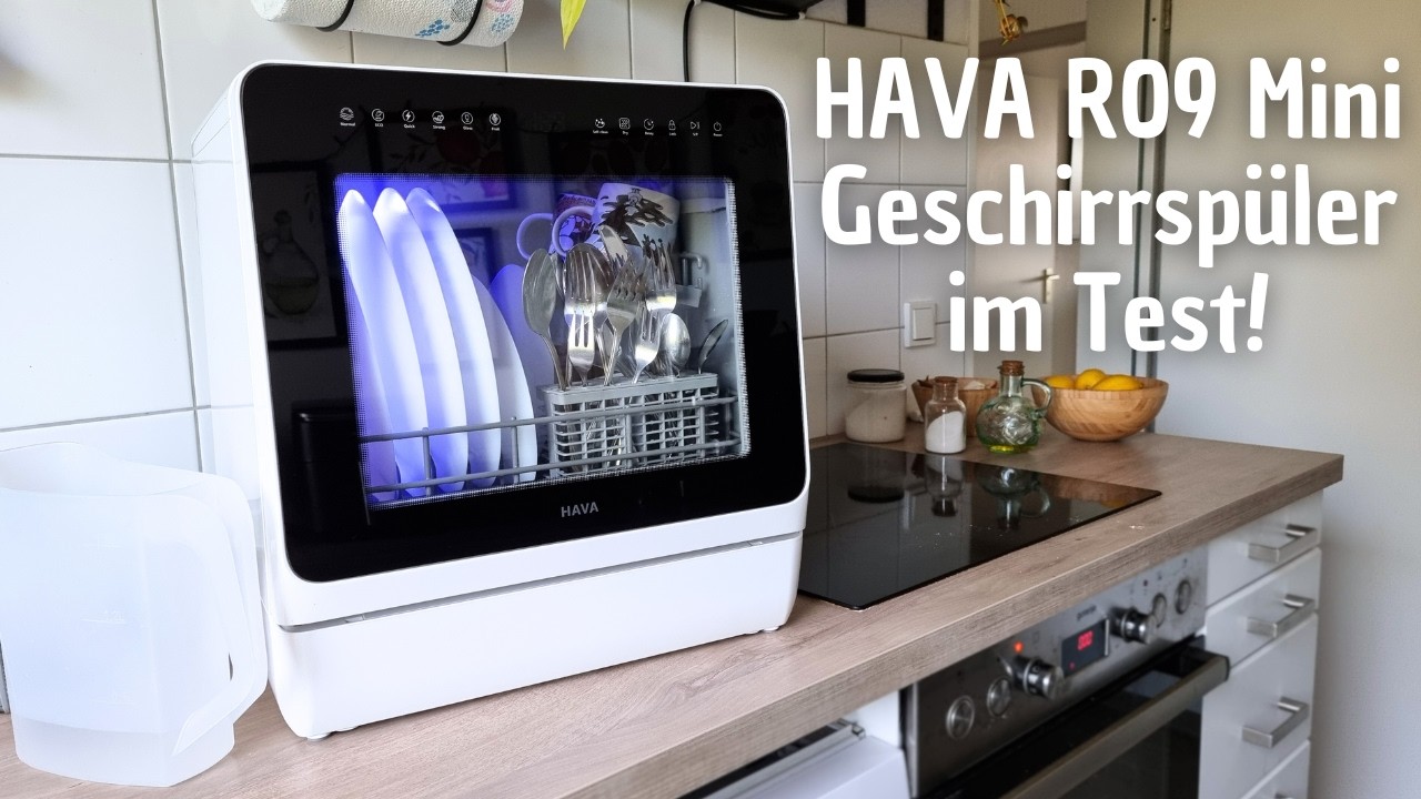 Тест мини-посудомоечной машины Hava R09 – Идеально для сада и кемпинга без подключения воды