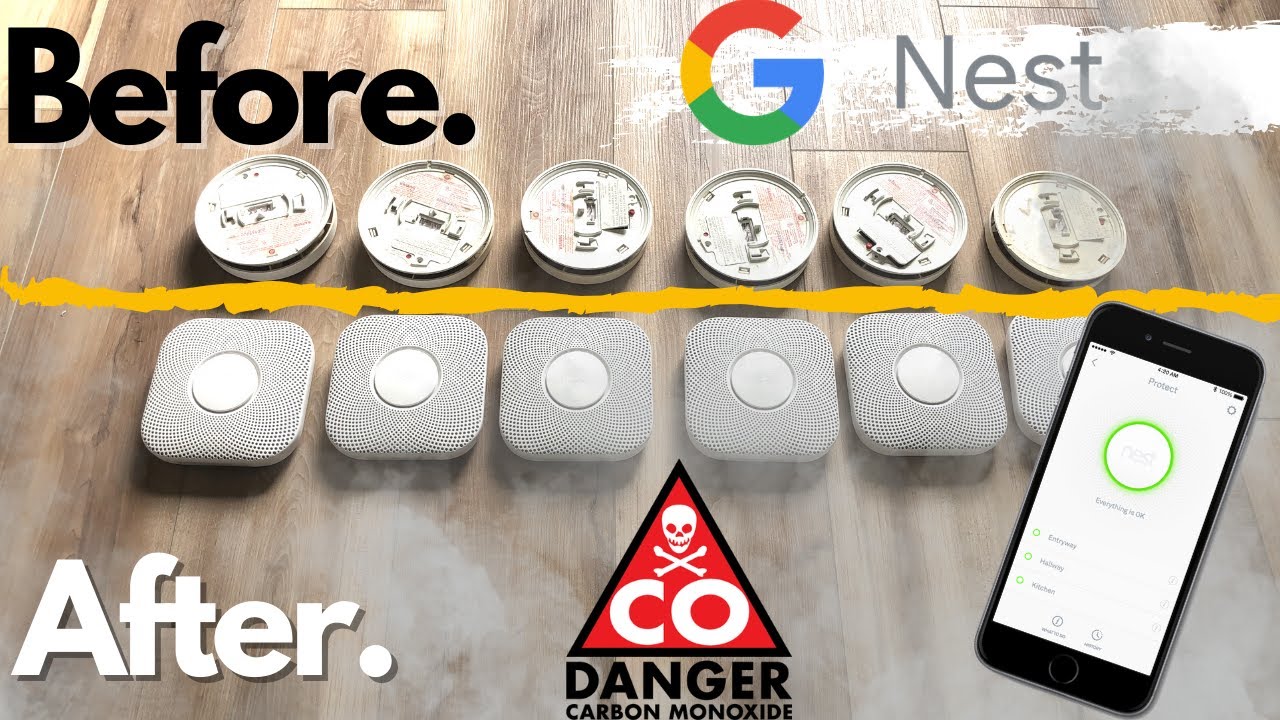 SMART HOME SERIES? INSTALLING 6 GOOGLE NEST PROTECTS IN MY HOME | I HAVE CARBON MONOXIDE ?! EP 28