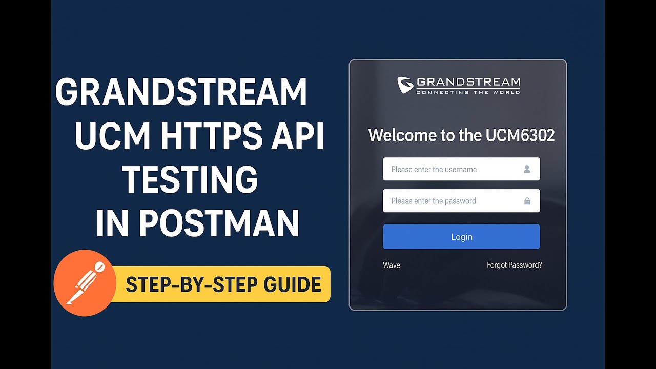 Тестирование HTTPS API Grandstream UCM в Postman | #grandstream #api #postman