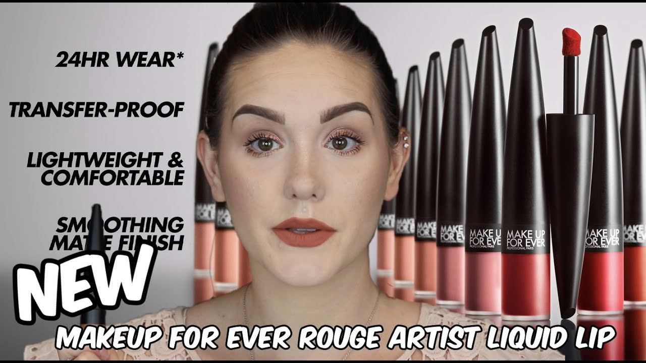 MAKEUP FOREVER ROUGE ARTIST FOREVER MATTE 24 HR LIQUID LIPSTICK!! Does it live up to the claims??