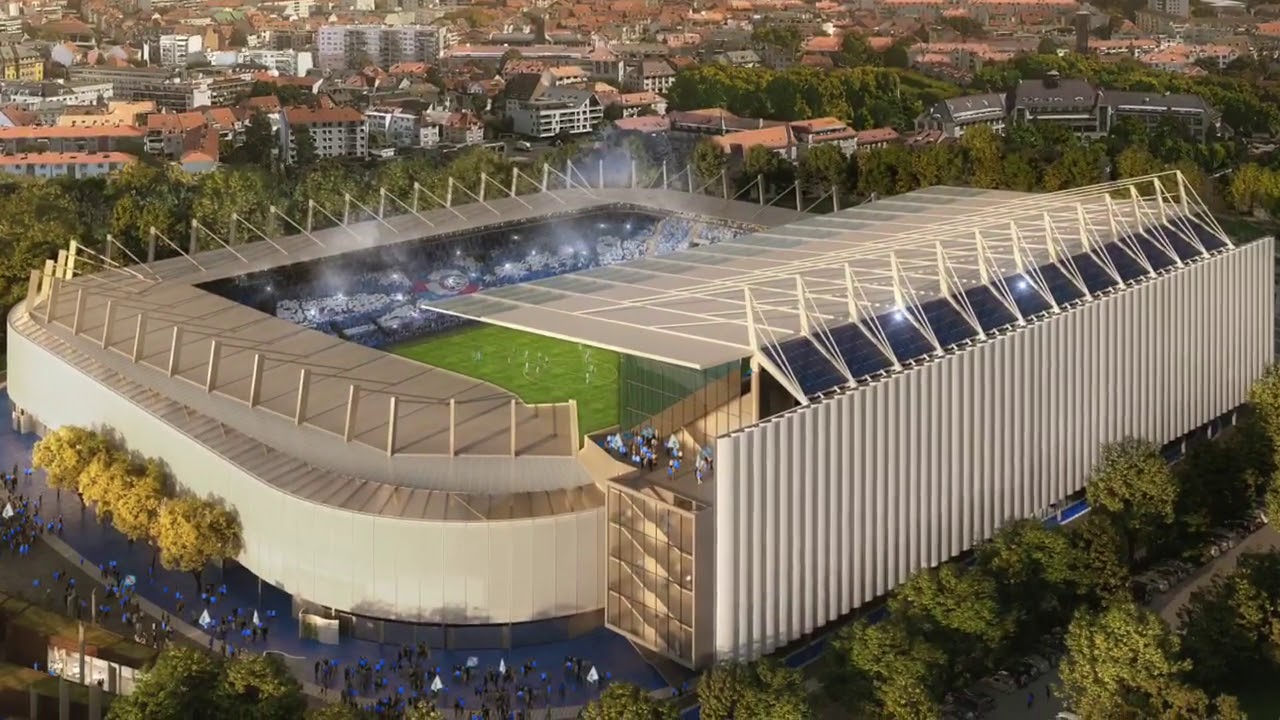 Présentation du futur stade de la Meinau