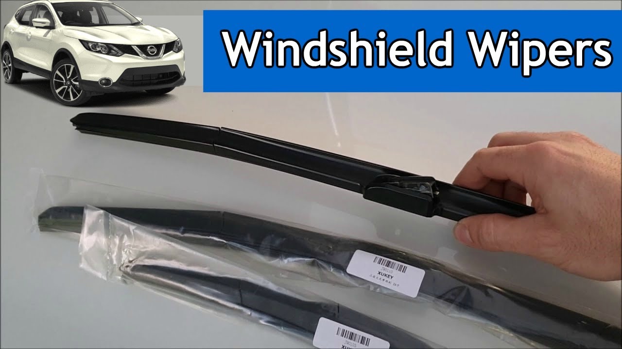 Nissan Qashqai Replace The Wiper Blades Correctly | Replacing Wiper Blades