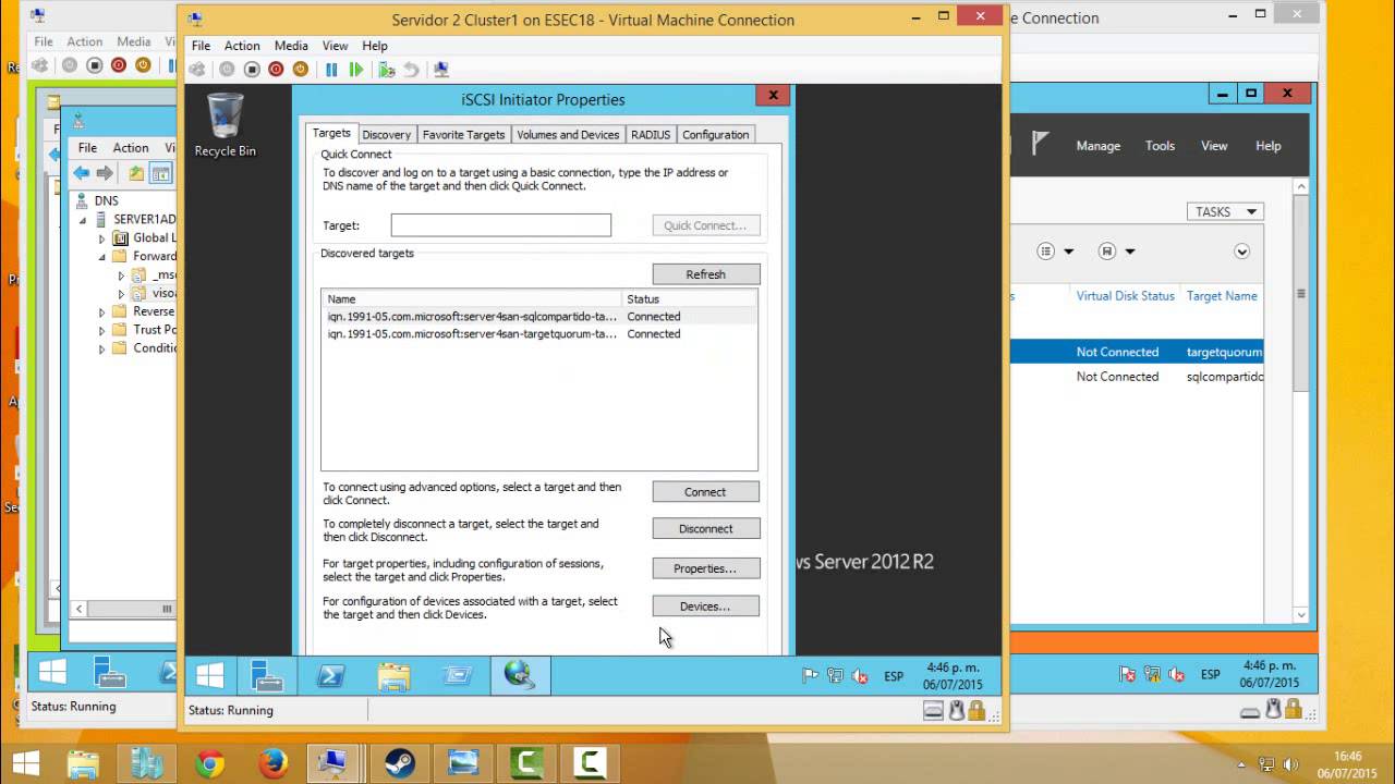 Instalación de SQL Server en FailOver Cluster