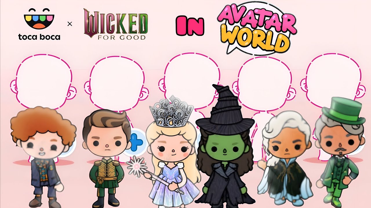 How To Make Toca Boca x Wicked ✨🪄 in Avatar World!#avatarworld #wicked #video 