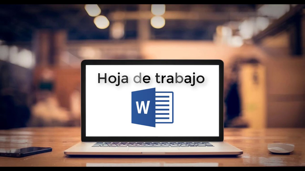 Hoja de trabajo en Microsoft Word