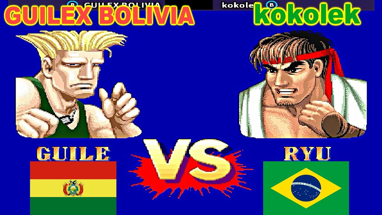 Street Fighter II': Champion Edition - GUILEX BOLIVIA vs kokolek FT10