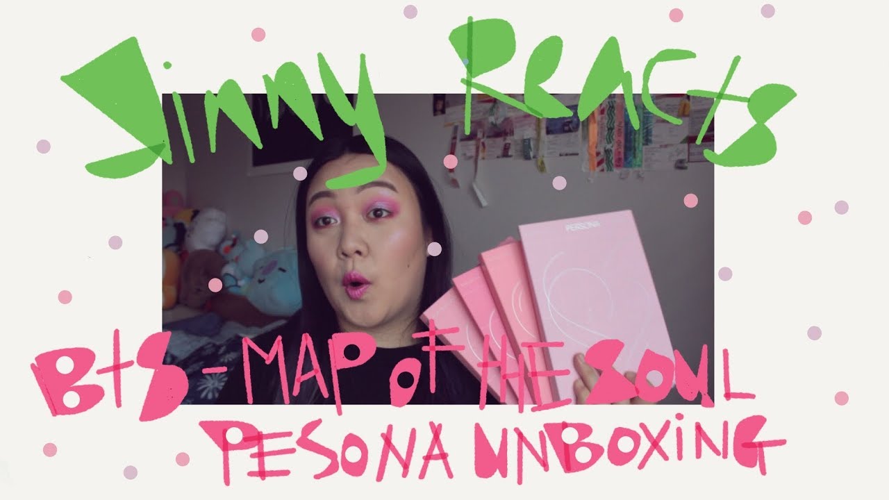 [JINNY REACTS] BTS - MAP OF THE SOUL: PERSONA ALL 4 ALBUMS UNBOXING!
