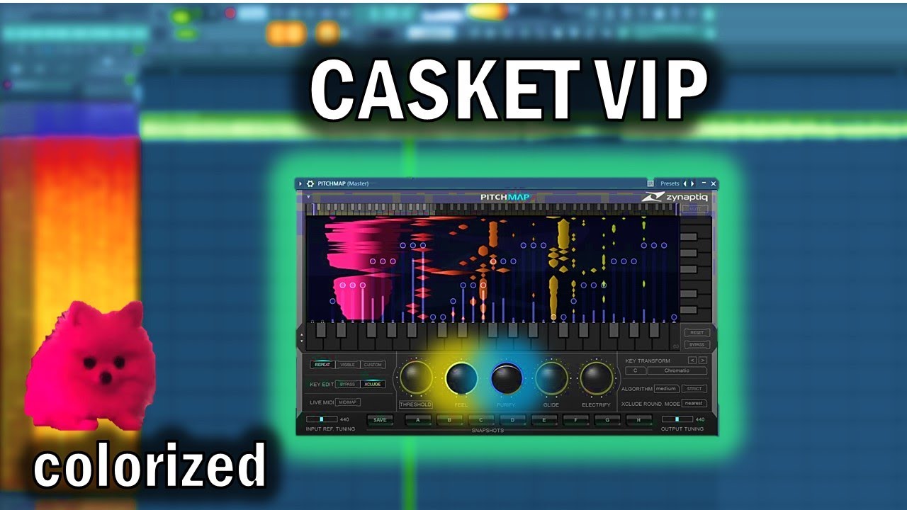 MARAUDA - Casket VIP (color bass doggo EDIT with Pitchmap by Zynaptiq)