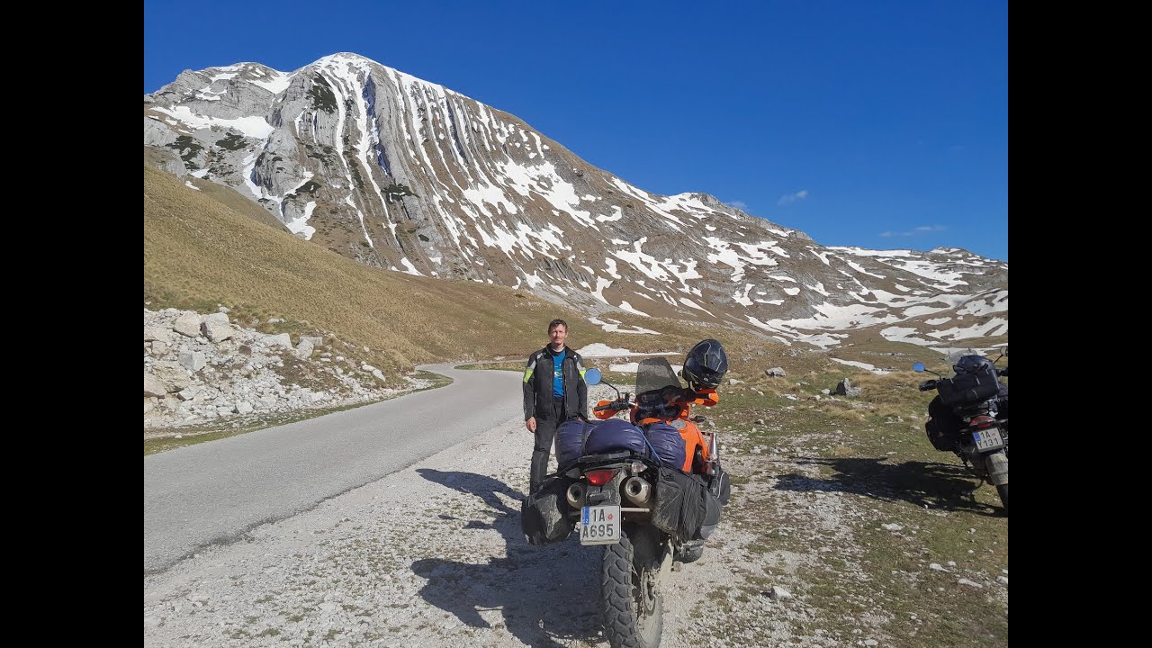 Balkán moto trip 2024 cesta do Severní Makedonie část 1/3 Praha - Durmitor