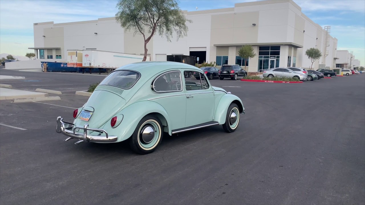 1965 VW Volkswagen Beetle Bahama Blue
