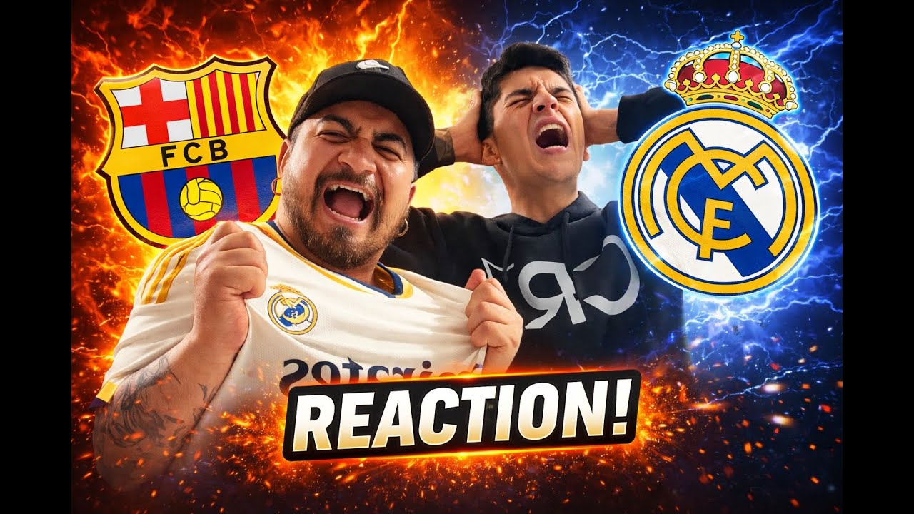 FINAL SUPERCOPA 2025 Real Madrid Vs Barcelona (Reaccion)