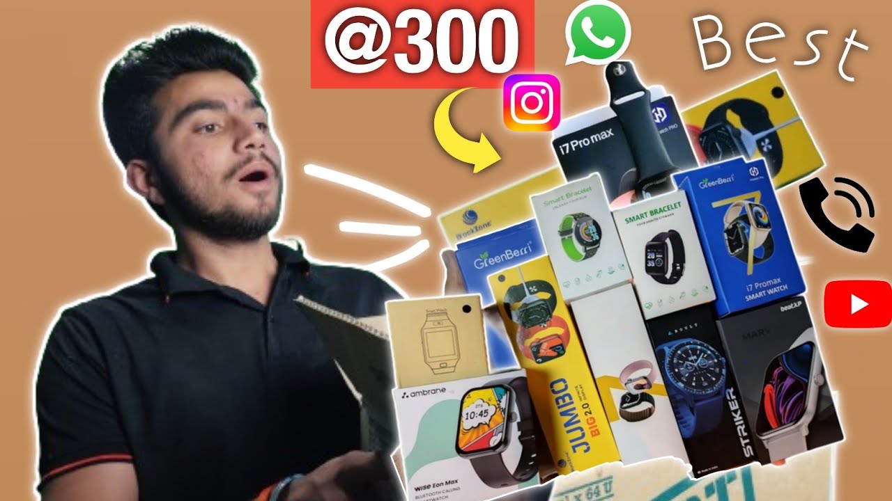 Best Smart watches Starting From ₹300 Part - 4 || Best Smart Watches under 500,1000,1500 || Watch ||