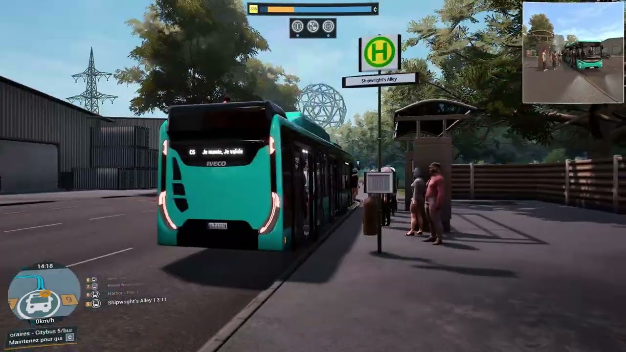 Bus simulator 21- VEDAO urbanway 12/ LIGNE C5