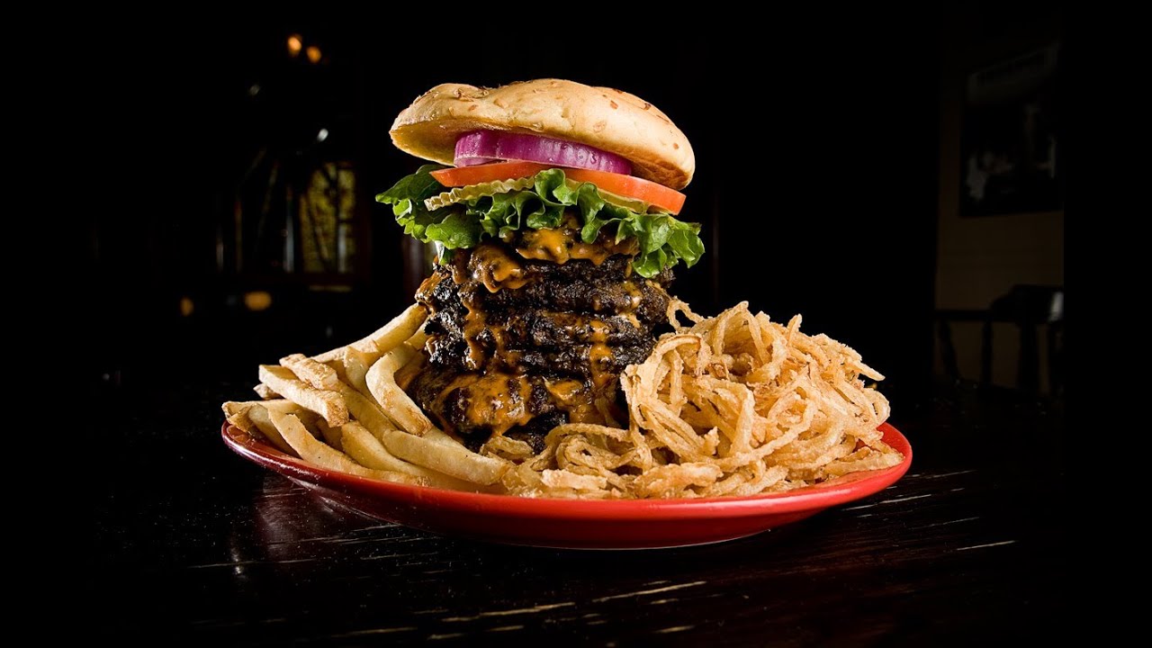 4lb Cheeseburger Eaten in 3:45 at Strip Club | Furious Pete
