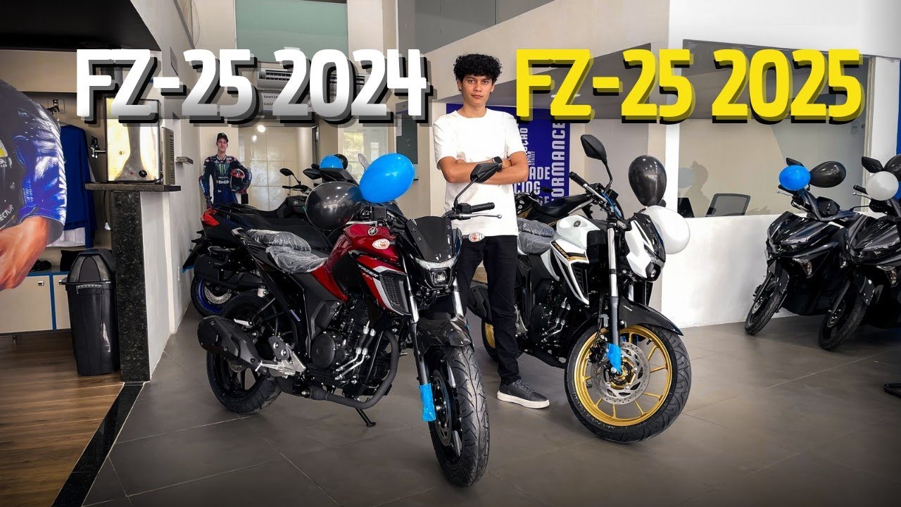 COMPARAÇÃO YAMAHA FZ-25 2024 VS FZ-25 2025 / O QUE MUDOU?